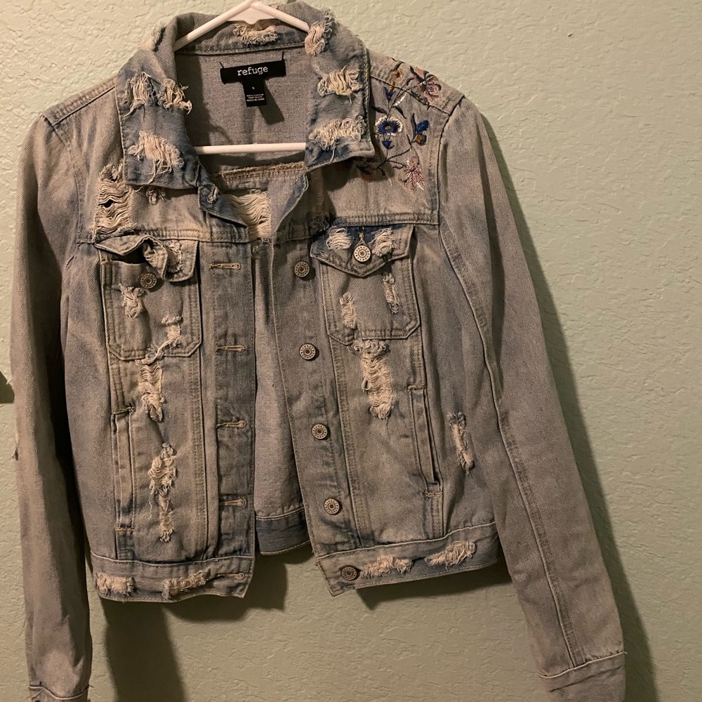 Embroidered Denim Jacket